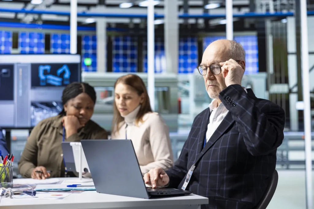 Riunione sulla sicurezza informatica in azienda
